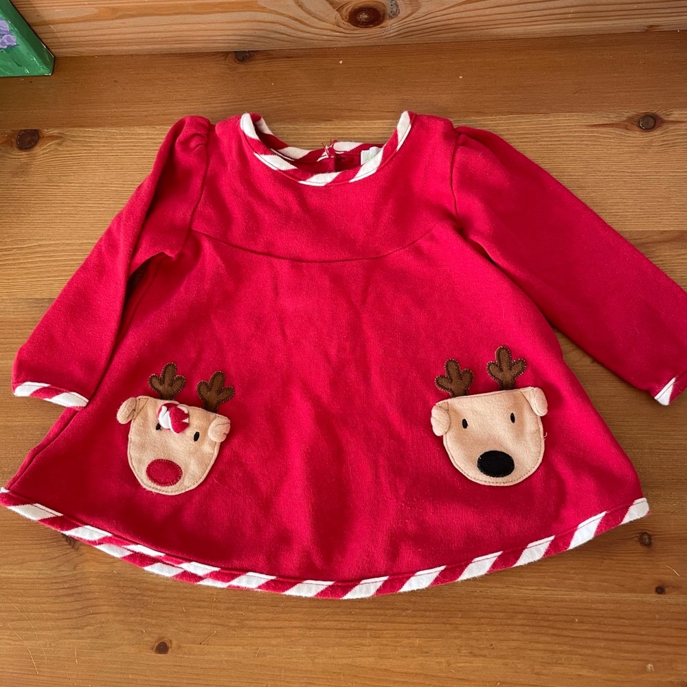 Christmas reindeer top/dress